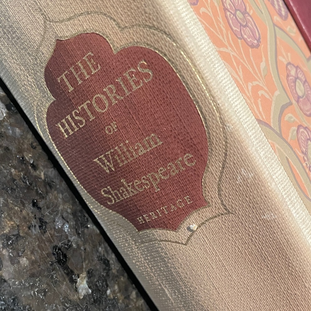 Histories of William Shakespeare Book (heritage)